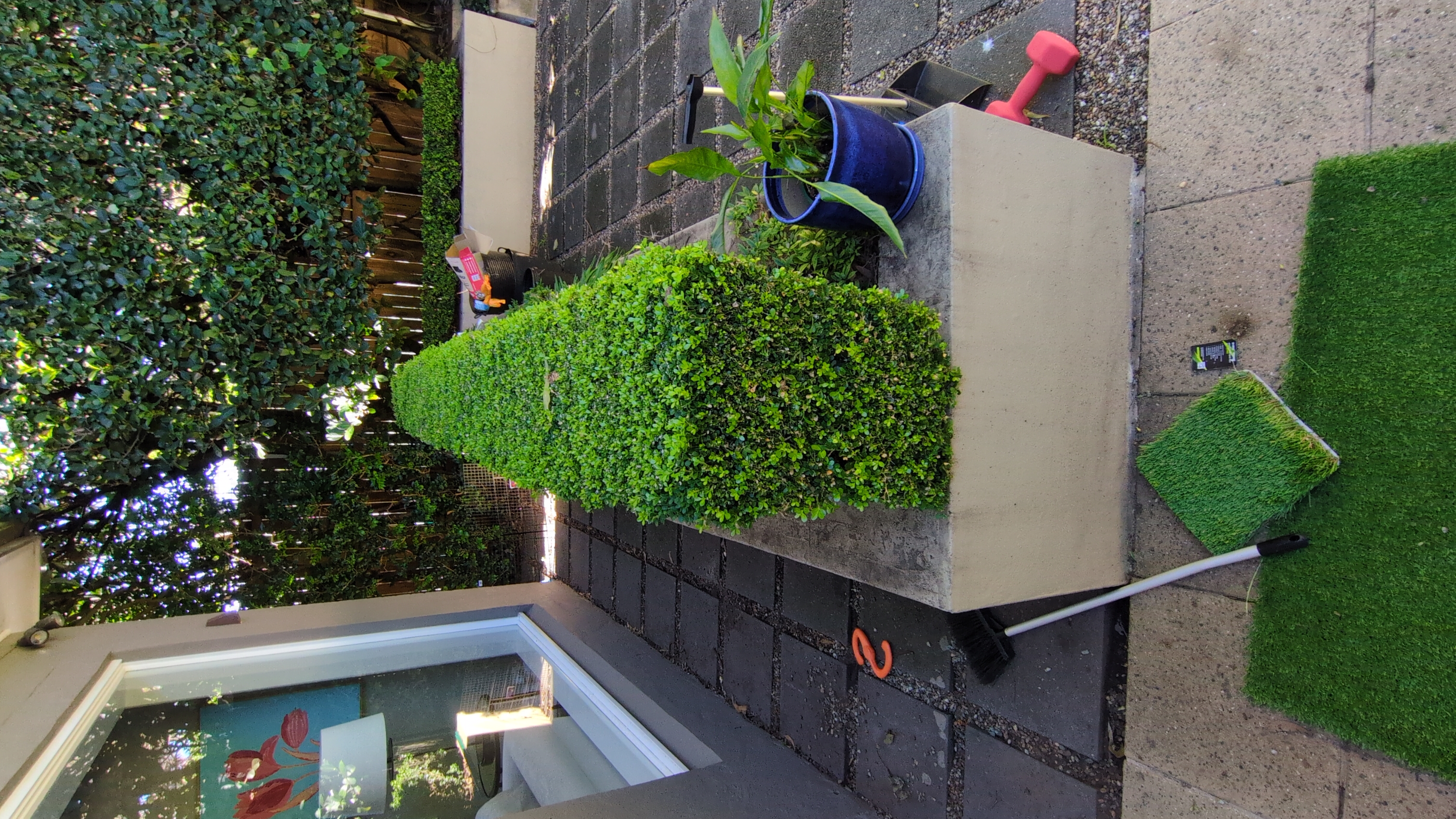 Before — Planter box demolition